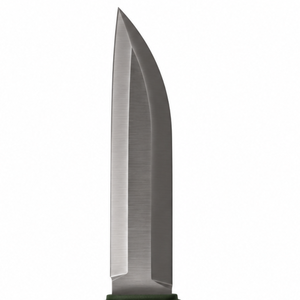 Couteaux de plein air à lame fixe vert olive avec lame argentée texturée diamant, manche ergonomique et étui vert assorti pour le camping - Product Image 2
