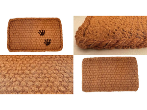 Eco2go Vietnam Premium Grass Sleeping <b>Mat</b> for Pets | Lightweight <b>Cooling</b> Classic Design Modern Decor - Product Image 1