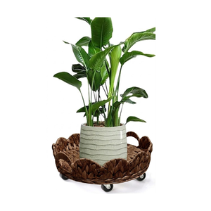 Nuevo Diseño Rústico de Soporte para Plantas de Jacinto de Agua, Macetero Interior con Ruedas, Hecho en Vietnam, Precio al por Mayor - Product Image 2