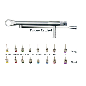 Kit Universal de Cirugía e Implantes Dentales para Laboratorio Dental, Kit Protésico Universal, Torquímetro para Implantes Dentales - Product Image 6