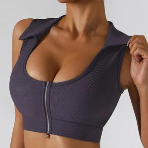 Ensemble de yoga et de fitness pour femmes, short et soutien-gorge à fermeture éclair sur le devant, fabriqué au Pakistan, nouveau design, vêtements de sport, ensemble de yoga pour femmes, matière respirante de qualité supérieure - Product Image 5