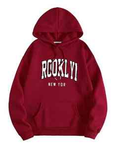 Sudaderas con Capucha Personalizadas con Logotipo Impreso, Sudaderas de Color Sólido Modernas y Sencillas - Product Image 4