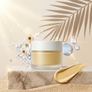 ครีมกันแดดเนื้อมินเนอรัล SPF30 ผสมซิงค์ออกไซด์และไฮยาลูรอนิค แอซิด สำหรับผิวหน้า ขนาด 30 กรัม บรรจุขวดแก้ว ขั้นต่ำสั่งซื้อ 700 ชิ้น - Product Image 2