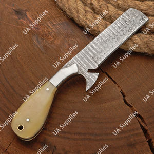 Couteau de boucher en acier Damas ultra-affûté de 8 pouces, multi-usage, fait main, pour la chasse, le camping, le travail du bois, OEM - Vente chaude - Product Image 4
