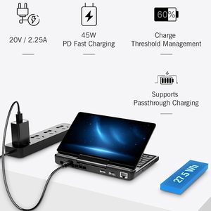 G.P.D MicroPC 2 แล็ปท็อปอุตสาหกรรมแบบพกพา, พีซีพกพาขนาด 7 นิ้ว ระบบปฏิบัติการวินโดวส์ 11 โฮม แรม 16GB/รอม 512GB โปรเซสเซอร์ N300 - Product Image 4