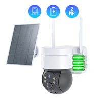 Kamera Keamanan IP Nirkabel Pintar Dalam Ruangan Cosflow 1080P Baterai Terpasang WiFi Didukung Pelacakan AI Penglihatan Malam Aplikasi Icsee