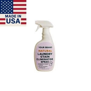 Spray Eliminador de Manchas de Lavandería de Alta Calidad, 8oz, Fórmula Probiótica Natural Ecológica, Detergente de Alta Potencia de Marca Privada - Product Image 1