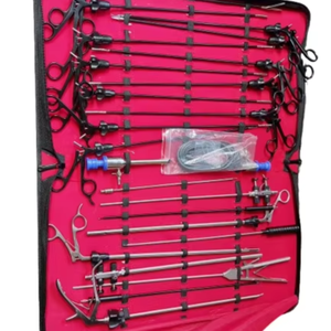 Kit d'instruments chirurgicaux laparoscopiques manuels de haute qualité, qualité allemande, 28 pièces, pour laparoscopie et endoscopie, chirurgie de la colonne vertébrale, certifié CE - Product Image 1