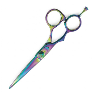 Professional Titanium Coated Hairdressing <b>Scissors</b> Stainless Steel Barber Cutting Shears for Salon Use - Product Image 3