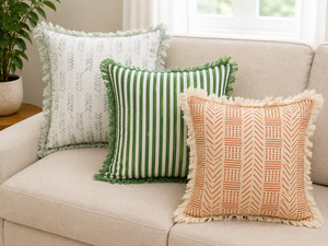 Housse de coussin design 100% lin |   Housse de coussin décorative imprimée moderne pour la décoration de la maison - Product Image 6