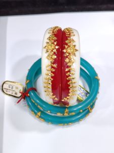 LISA JEWELLERS 22K <b>Solid</b> <b>Gold</b> Pola <b>Bangle</b> Bracelets for Women Traditional Bengali Bridal Wedding Jewelry BIS Certified - Product Image 3