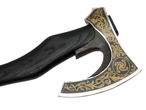 New Premium Handmade High Carbon Steel Viking <b>Axe</b> Head with Ash <b>Wood</b> Handle for Camping & Outdoor Use - Product Image 3