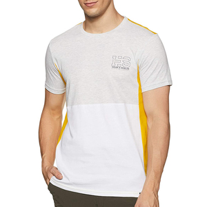 Camiseta de Manga Corta para Hombre House & Shields con Bloques de Color, Ribete en Contraste y Logotipo con Letras en la Parte Delantera, Estilo Casual - Product Image 1