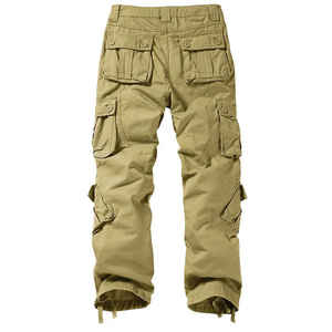 Pantalones Cargo Casuales de Cintura Alta Ligeros para Hombre, de Algodón y Poliéster, Ropa de Trabajo de Moda - Product Image 4