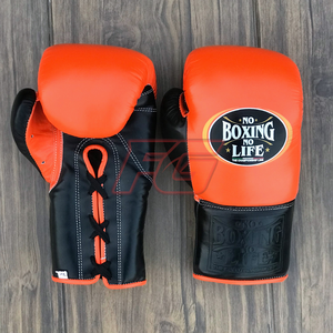 Guantes de Boxeo Personalizados NBNL para Entrenamiento y Sparring, con Cierre de Velcro o Cordones, Cuero Vacuno, Acolchado Grueso de 4 Capas - Product Image 6