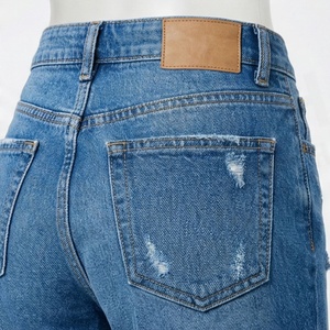 Women Breathable Denim Shorts Cotton <b>Button</b> Closure Female Booty <b>Jeans</b> Adult Girls Customized Color Casual Street Wear - Product Image 5
