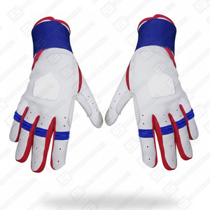 Gants de frappe de baseball et de softball professionnels réglables, confortables, respirants, légers, durables, en cuir de vachette Cabretta - Product Image 4