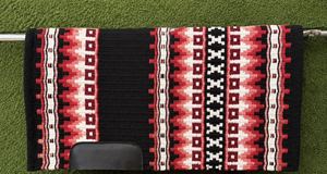 Custom Western Horse Saddle <b>Blanket</b> Premium Wool Felt Saddle Pad Handwoven Durable Eco Friendly Barrel Racing Rodeo Show Riding - Product Image 3