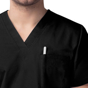 Bulk Quantity Custom Summer Hospital <b>Scrubs</b> Uniforms <b>Sets</b> For Boys High Quality Side Pockets V-Neck Nurse <b>Scrub</b> <b>Set</b> - Product Image 5