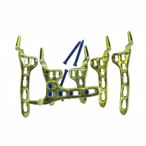 Placa de sujeción para clavícula de 3.5mm L y R con tornillo (juego de 36 piezas) grado titanio - Product Image 1