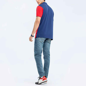 Chemises polo pour hommes de qualité supérieure à double panneau, logo personnalisable, broderie, design uni, chemise polo de golf pour le sport, vente en gros - Product Image 4