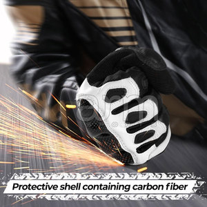 Guantes de Motocicleta de Cuero de Diseño Personalizado de Nuevo Estilo, Fabricantes Profesionales de Guantes de Motocicleta - Product Image 2