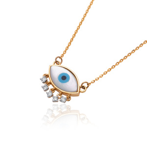 จี้เพชรธรรมชาติ 0.11 กะรัต รับรองโดย IGI สี H-I ทรงกลมเจียระไนแบบบริลเลียนท์ ความสะอาด VS-SI เพชรจากธรรมชาติ สร้อยคอแบบโซลิแทร์ ของขวัญ - Product Image 2