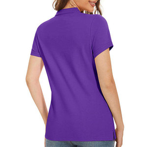 เสื้อโปโลผู้หญิงลดราคา ผ้าฝ้ายคุณภาพสูง แห้งเร็ว ระบายอากาศดี ดีไซน์สวยงาม รับสกรีนลายตามสั่ง สำหรับใส่หน้าร้อน - Product Image 2