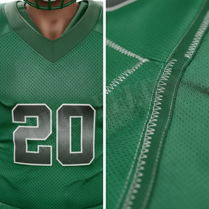 Uniformes de football américain pour hommes, haute résistance aux chocs, respirants, broderie personnalisée du nom et du numéro de l'équipe, coutures renforcées - Product Image 4