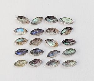 ลาบราดอไรต์ทรงมาร์คีส์ธรรมชาติ ขนาด 6*3 มม. ประกายสวยงาม พลอยหลวมคุณภาพสูง สำหรับทำเครื่องประดับ - Product Image 3