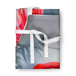 Large Multicolor <b>Flamingo</b> Apron Unisex Kitchen Server for Cooking Baking Crafts <b>Gardening</b> for Adults and Unisex - Product Image 3