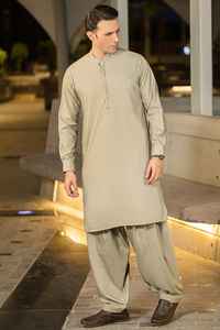 Kurta Shalwar Térmica Transpirable Informal para Hombre, Talla Grande, Personalizada, Ropa Pakistaní de Alta Calidad - Product Image 2