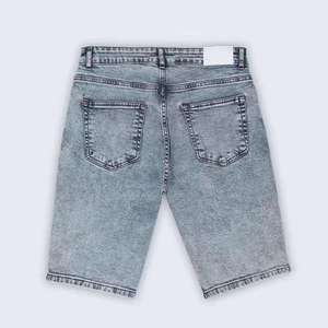 Pantalones Cortos de Mezclilla Lavados para Hombre, Estilo Desgastado, de Longitud Media, Ajuste Cómodo, Casuales, Ideales para el Verano y el Estilo Urbano - Product Image 6