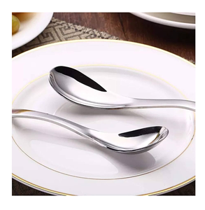 Cuillère à soupe en acier inoxydable très demandée, artisanat personnalisé, vente en gros à prix avantageux, lot de 2 cuillères à soupe - Product Image 5