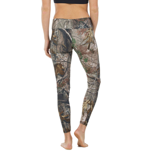 Leggings para Mujer de Alta Calidad, Leggings de MMA para Mujer, Ropa de Gimnasio, Logotipo Personalizado, Sublimación, Estampado de Camuflaje de Selva sin Costuras, Estampado RealTree de Bosque - Product Image 5