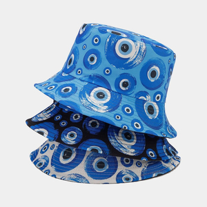 Custom Embroidery Panel Bucket Hat <b>Caps</b> OEM Blank Headwear Supply White Label Manufacturing Bucket Hat <b>Caps</b> <b>Plain</b> Cotton Hats - Product Image 5