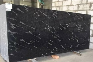 Best finishing natural polished modern Fish Black <b>granite</b> for Airport, Railway Station, Hotel, Villa, Apartment, Office Building - Product Image 3