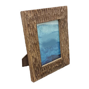 Cadre photo moderne en bois minimaliste, finition lisse, pour table, bureau, maison, style de décoration intérieure contemporain et épuré - Product Image 1