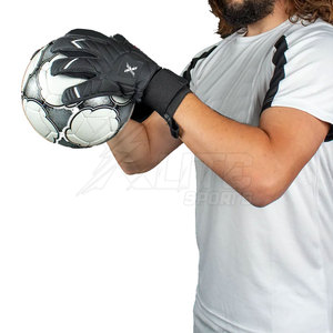 Nouveaux gants d'entraînement de gardien de but de football professionnels, paume en cuir, adhérence totale, antidérapants, pour hommes et jeunes. - Product Image 6