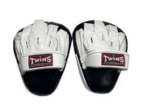 Twins Boxing <b>Focus</b> Mitts Black Yellow Cowhide Leather Training <b>Pads</b> Durable Fight Coach Boxing <b>Pads</b> Professional Workout <b>Pads</b> - Product Image 4