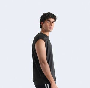 Camiseta sin mangas de algodón para gimnasio, chaleco ligero de verano, camiseta básica sin mangas de secado rápido para entrenamiento. - Product Image 2