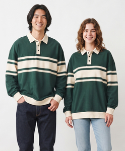 Unisex <b>Long</b> <b>Sleeve</b> <b>Polo</b> <b>Shirt</b> Custom 100% polyester Embroidered Logo Cotton Baggy <b>Polo</b> <b>Shirt</b> Wholesale Manufacturer Supplier - Product Image 4