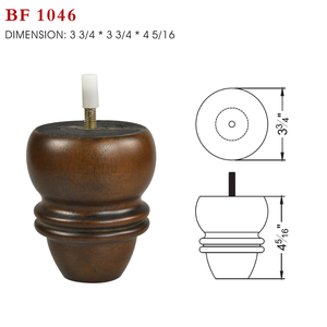 Decorative Turned Wooden Furniture Leg Solid <b>Wood</b> Sofa Table Cabinet Replacement Leg Strong Stable Durable - Product Image 6