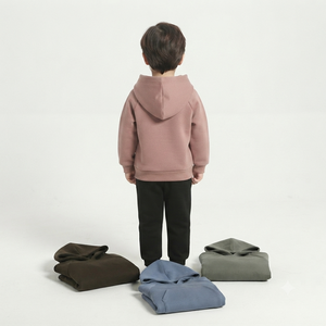 Sudadera con Capucha Unisex con Cierre de Cremallera, Corte Regular, Felpa Francesa de Algodón, Color Sólido, Casual, Ecológica, Diseño con Bolsillos para Invierno - Product Image 4
