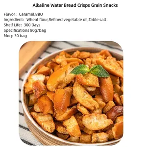 Ben Gong E Le Crisps di Pane all'Acqua Alcalina Fresca, Gusto Crema e Carne, Sapore Dolce e Salato, Snack Cinese Asiatico Salutare, Confezione Grande - Product Image 5