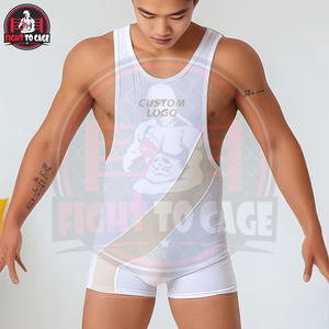 Traje de Lucha Libre de Alta Calidad para Jóvenes y Adultos, Ropa de Entrenamiento Profesional, Spandex y Poliéster Estampado, Ropa de Artes Marciales con Cuello Redondo - Product Image 2