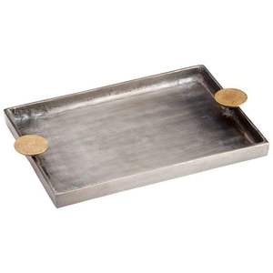 Bandeja de Servicio Metálica de Diseño Epic para el Hogar, con Acabado Dorado Martillado, Plato para Chocolate, Ideal para Cenas y Regalos - Product Image 5