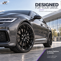 Jantes forgées multi-rayons denses de 18 à 22 pouces, finition noir brillant, 5x112 5x114.3 Monoblock VIW-161 pour BMW Audi Mercedes-Benz