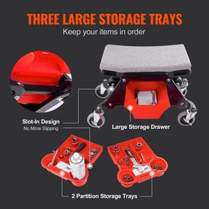 Tabouret de garage pour réparation automobile, conçu pour les mécaniciens - Product Image 5