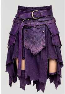 Disfraz de Guerrera de Cuero para Mujer con Hombreras de Piel y Conjunto de Armadura - Product Image 3